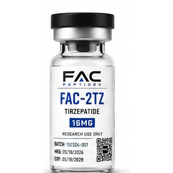 FAC-2TZ research peptide vial